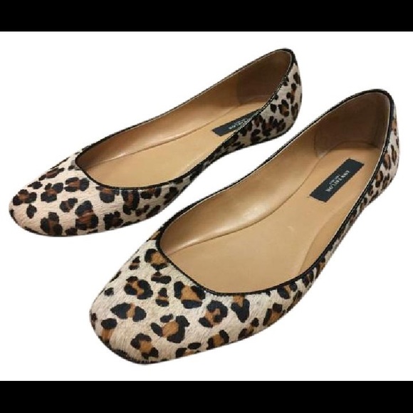 ann taylor leopard flats